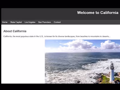MULTIPAGE FRONTEND WEB DEVELOPMENT