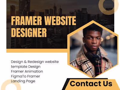 framer website design framer landing page