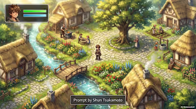 I created JRPG-oriented images using AI in the second half o...