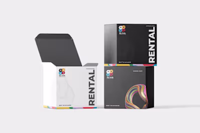 Mockup design for brand