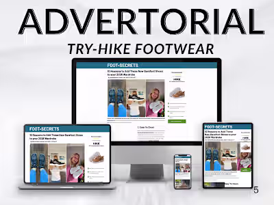 Hikefootwear Advertorials