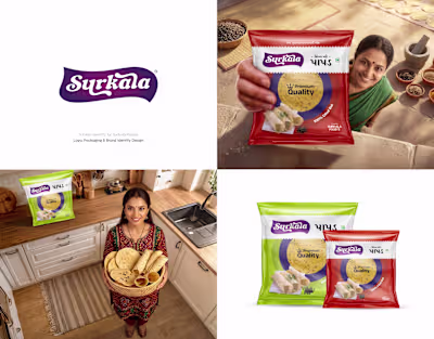 Surkala Papad - Brand Identity