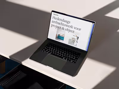 Brand identity and site for Atelier Ternier