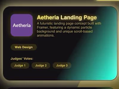 Framer Design & Component Creation