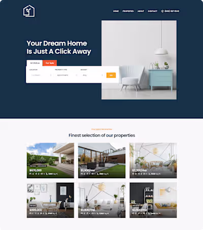 Ready Made Real Estate Template – Build Your Own Real Estate We…