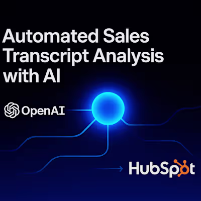 Automated Sales Transcript Analysis with AI