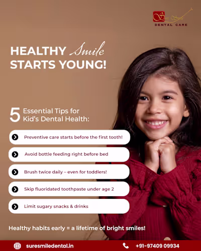 Essential tips for kid's dental health