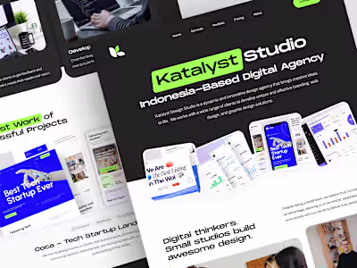 Katalyst - Digital Agency Landing Page