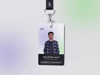 Lanyard Card • Branding Design 🃏