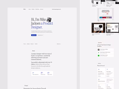 Personal Portfolio Website Design