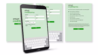 CreditKarma Tablet UX on Behance