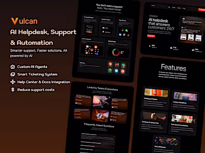 Enhancing Vulcan's Helpdesk Platform (User Experience)