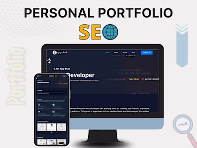 Personal Portfolio  | SEO Services