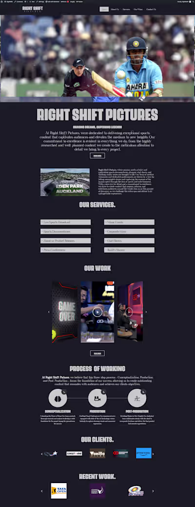 Case Study: Right Shift Pictures - Elevating Sports Content to  