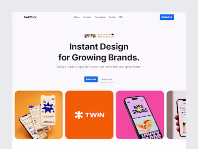 GetWork – Design & Framer Development