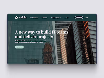Andela.com: Enterprise Retainer