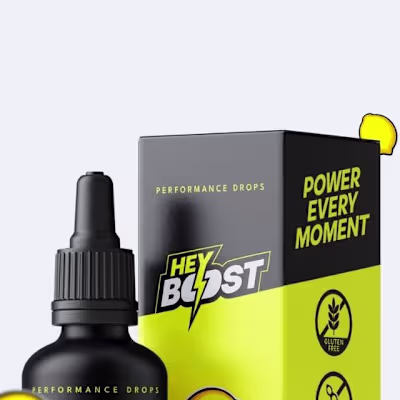 HEY BOOST - Packaging Design