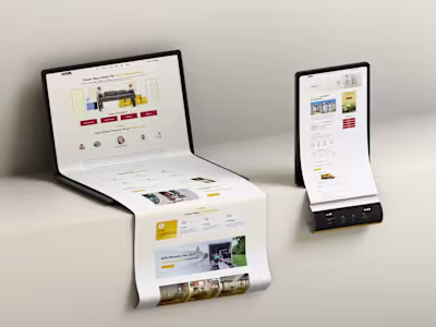 AFA Movers Website UI Design