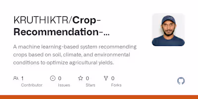 Machine Learning-Based Crop Recommendation System