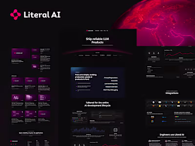 High end redesign for an Ai startup