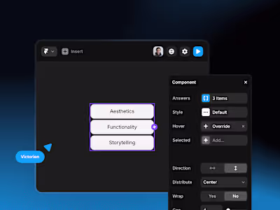 Framer Component - Typer Quiz Expansion