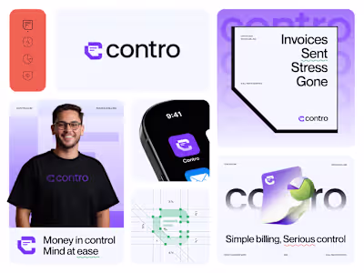 Hey Designers , Just finished this branding for Contro (bill...