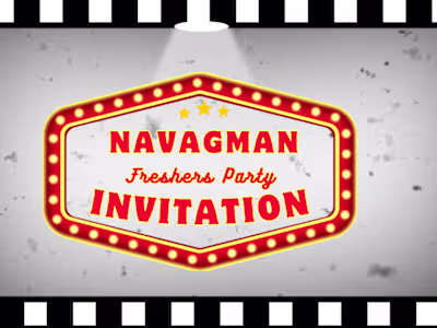 Freshers party invitation video
