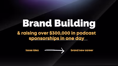 Brand Building Through Change & Raising $300k+ in Sponsorships