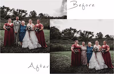 Custom Photo Editing for Wedding Photographer