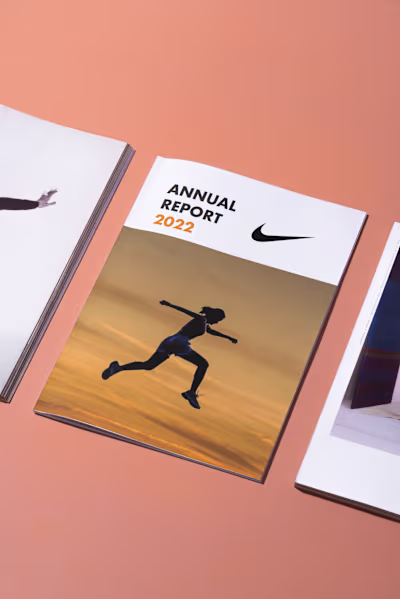 Annual Report Redesign for Nike