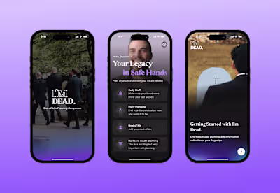 Helping Clients in Redesigning Estate Planning Mobile App