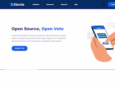 Electronic voting - Online Voting - Blockchain - Electis