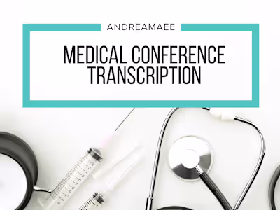 Medical Conference Transcription