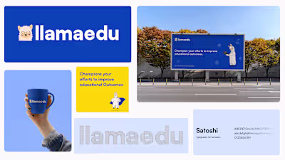 llamaedu Logo Design, Brand Identity/ illustrations:: Behance