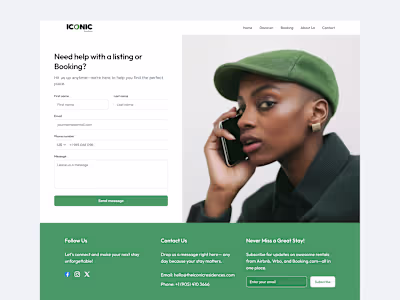 Iconic Residence Website Design