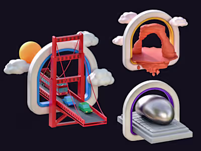Gowalla 3D Badges