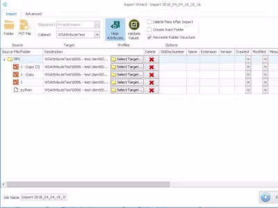 Desktop Import & Export
