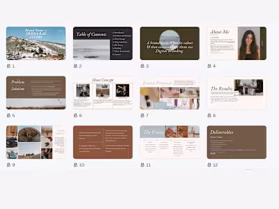 Pitch Deck for Sierra Rae Studio