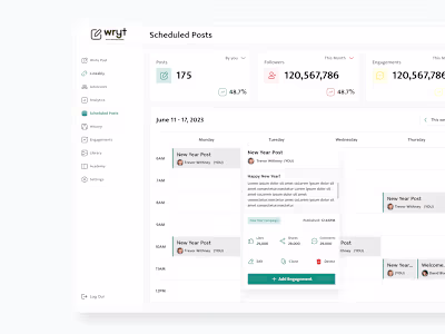 Wryt Post WebApp Redesign