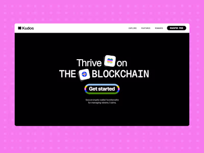 Brand Identity for a Web3 creator platform: Kudos