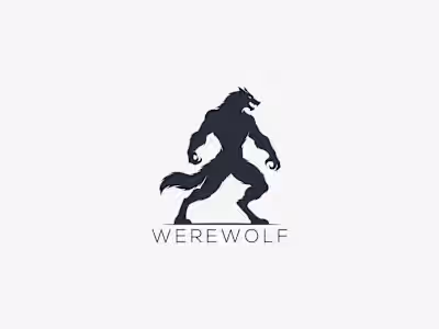 Werewolf Vector Logo For Sale!