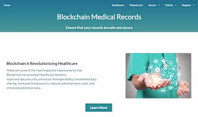 Electronic Health Records DApp
