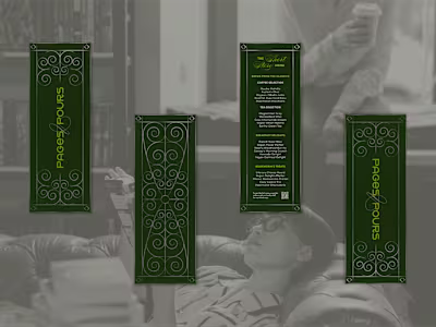 Pages & Pours Brand Identity Design