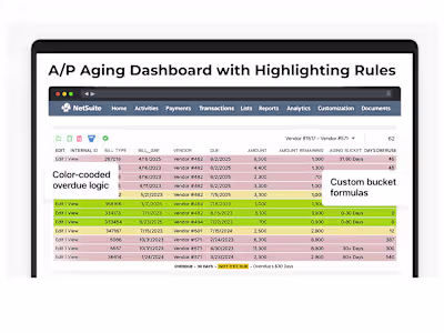 Enhanced A/P Visibility with NetSuite Saved Search