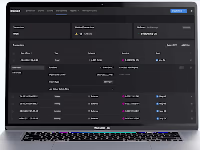 Blockpit - a cloud platform that simplifies crypto tax reporting