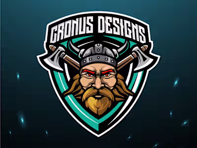 Cronus Mascot Logo Design