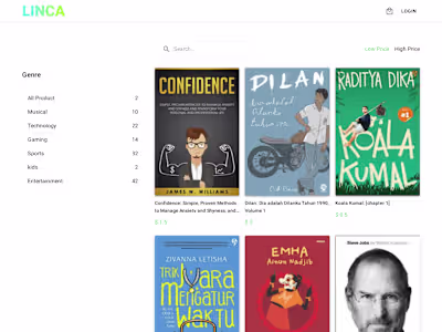 LINCA - Marketplace for Books
