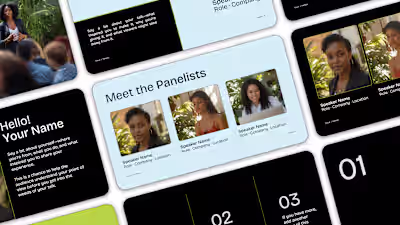 Live Talk / Panel Presentation System