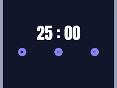 Pomodro timer app