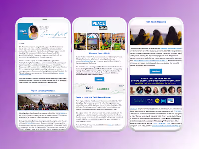 Email Newsletter Relaunch for Social Justice Nonprofit